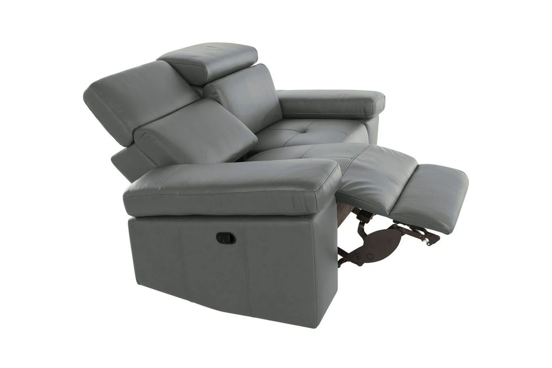 Loft24 2 Seter Sofa-Sofa 2-seter Rayland Lær/PU Grey