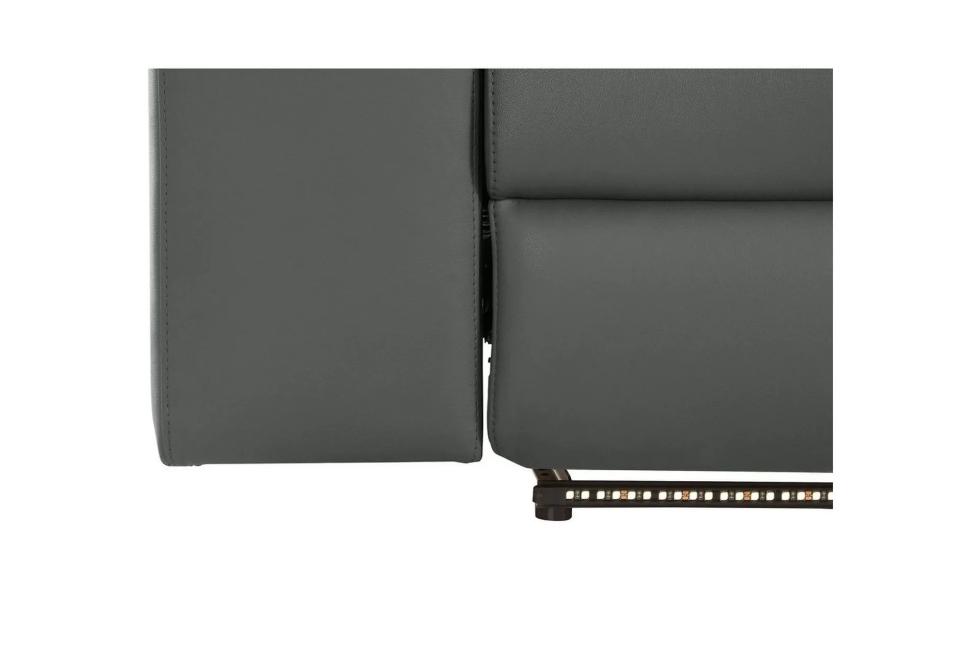 Loft24 2 Seter Sofa-Sofa 2-seter Rayland Lær/PU Grey