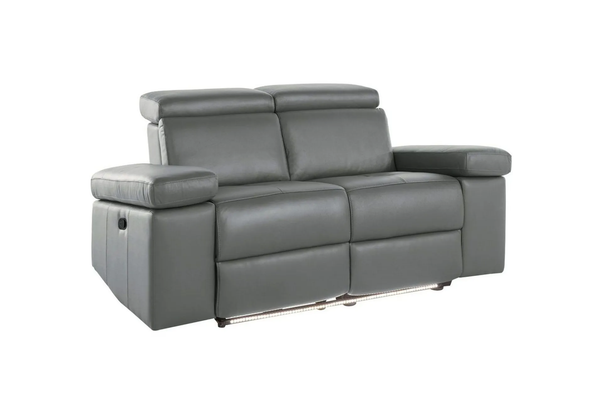 Loft24 2 Seter Sofa-Sofa 2-seter Rayland Lær/PU Grey