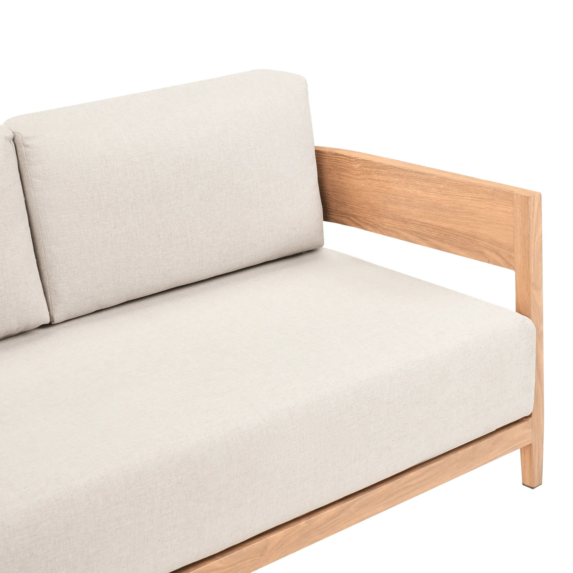 Veranda & Terrasse|Loungesett-Sofa utendørs med bord 2-seter Sampieri Brun/Beige