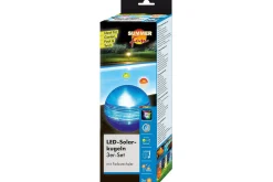 Planet Pool Solcellebelysning Kule Flytende RGB 3 stk