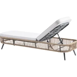 Solseng-Solseng utendørs med pute Zeri kunstrotting Beige