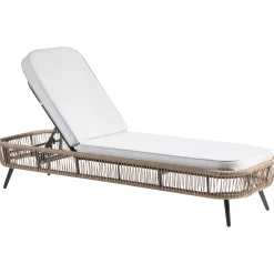 Solseng-Solseng utendørs med pute Zeri kunstrotting Beige