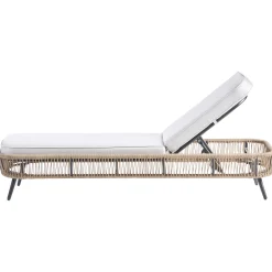 Solseng-Solseng utendørs med pute Zeri kunstrotting Beige