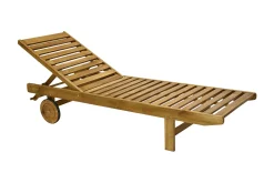 Solseng-Solstol FINLAY 193x60xH30cm Akasie Natural