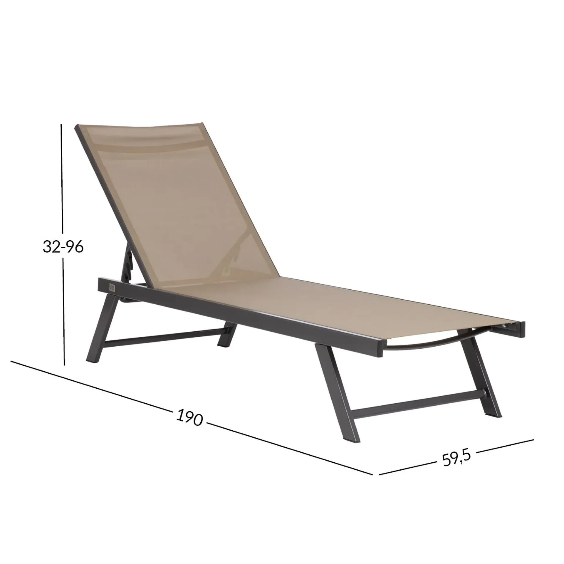 Solseng-Solstol HOME4YOU Ario Beige