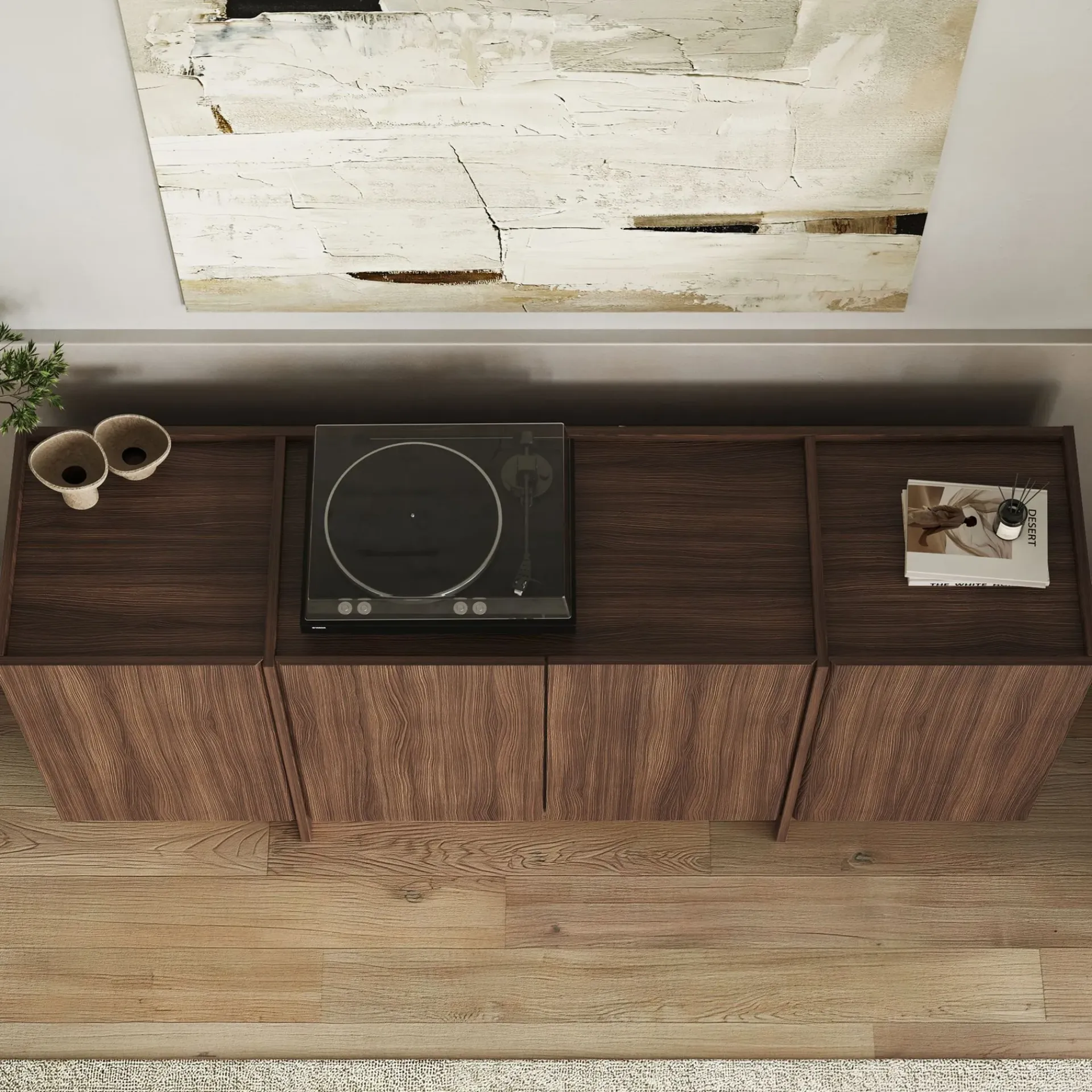 Gangbord|Avlastningsbord-Sorlan Konsollbord 180 cm Milano Walnut