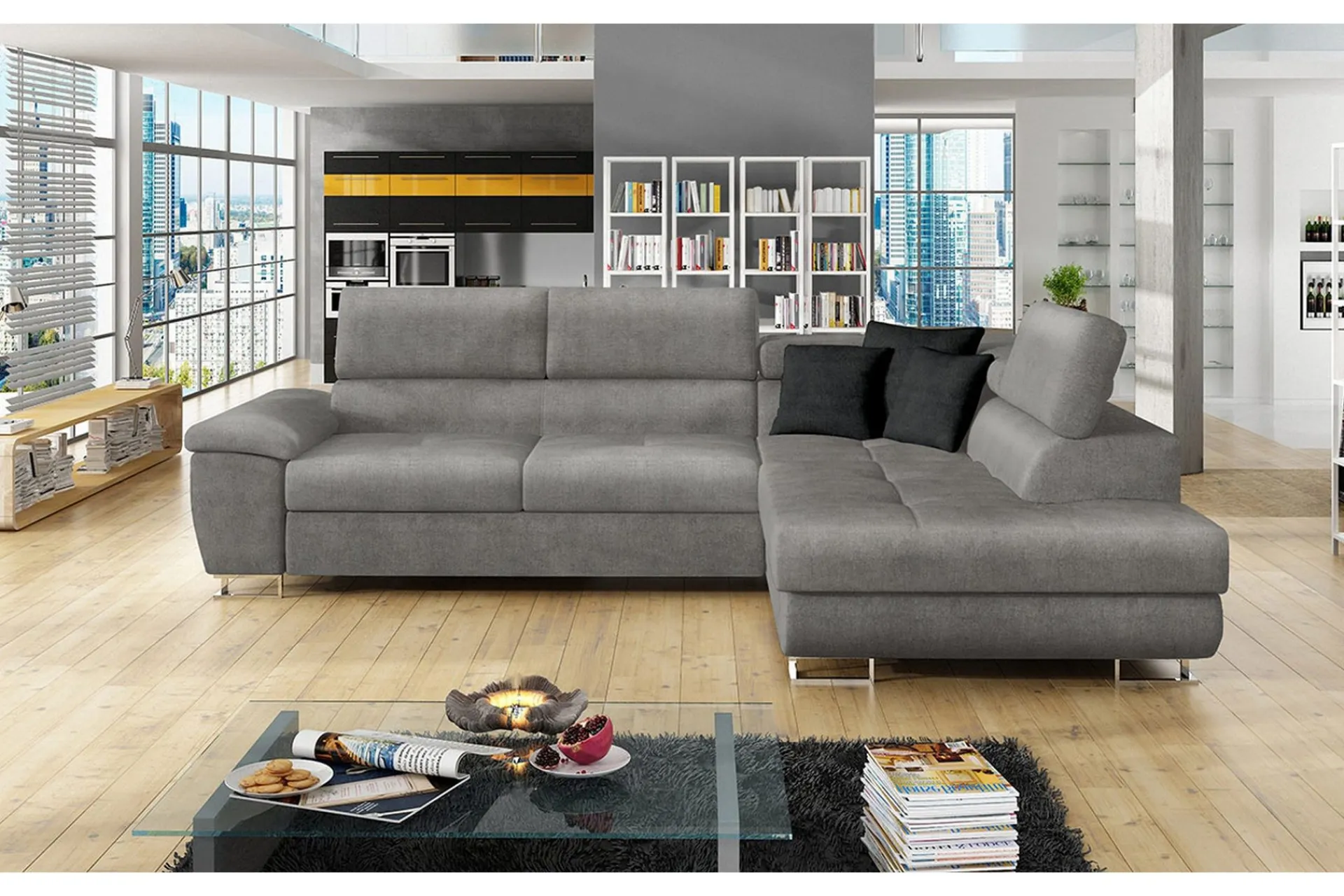 Velour Sofa & Fløyel Sofa-Sorsele Hjørnesofa Høyre Once 10 + Once 12