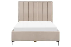 Soveromssett Sezanne Grå/Beige/Svart, 140x200 cm, Fløyel