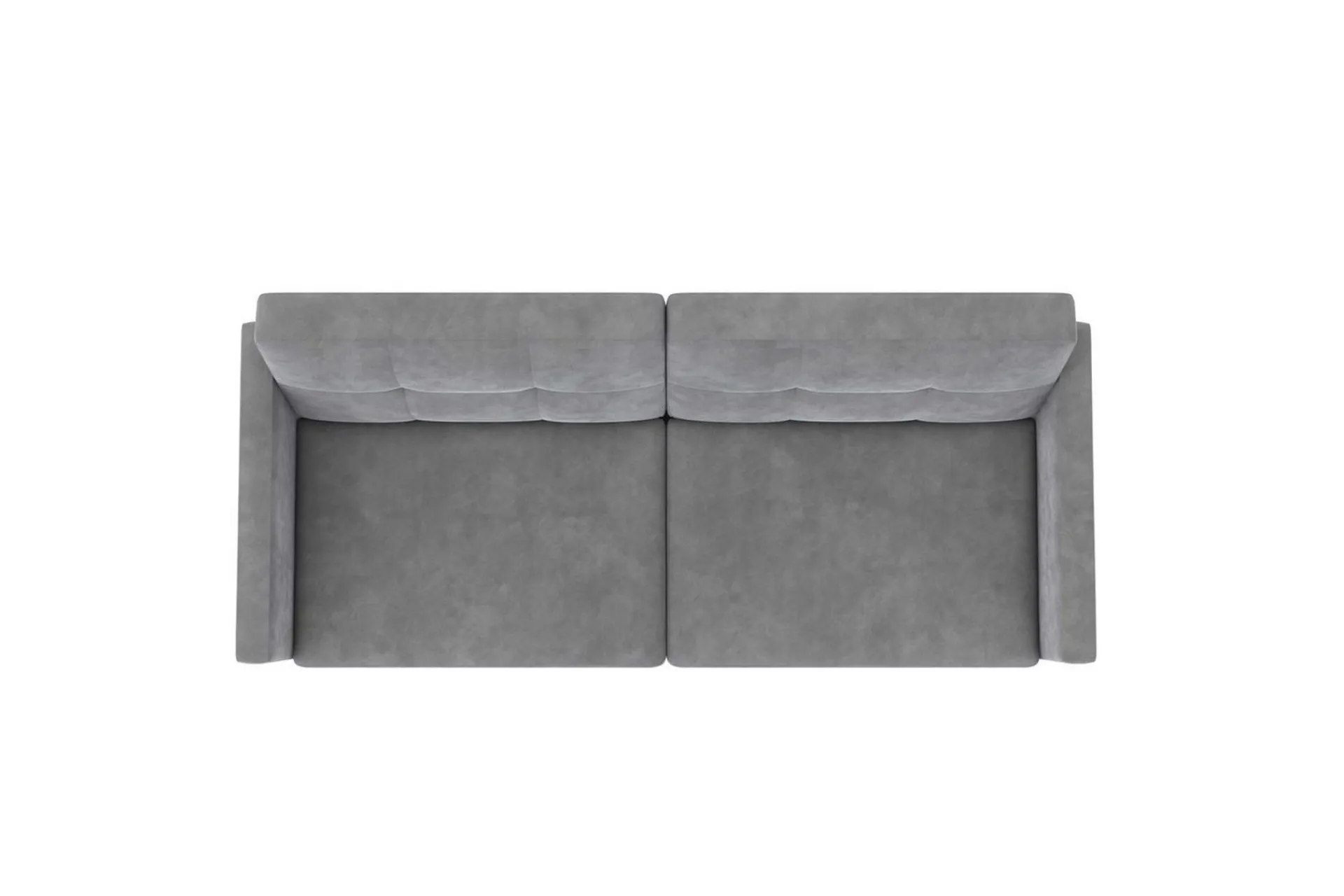Loft24 Sovesofaer-Sovesofa Lilly Lys grå, Fløyel Lysegrå