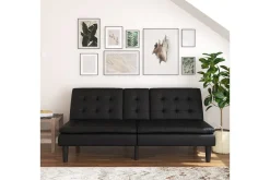Loft24 Sovesofaer-Sovesofa Maine Svart