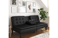Loft24 Sovesofaer-Sovesofa Maine Svart