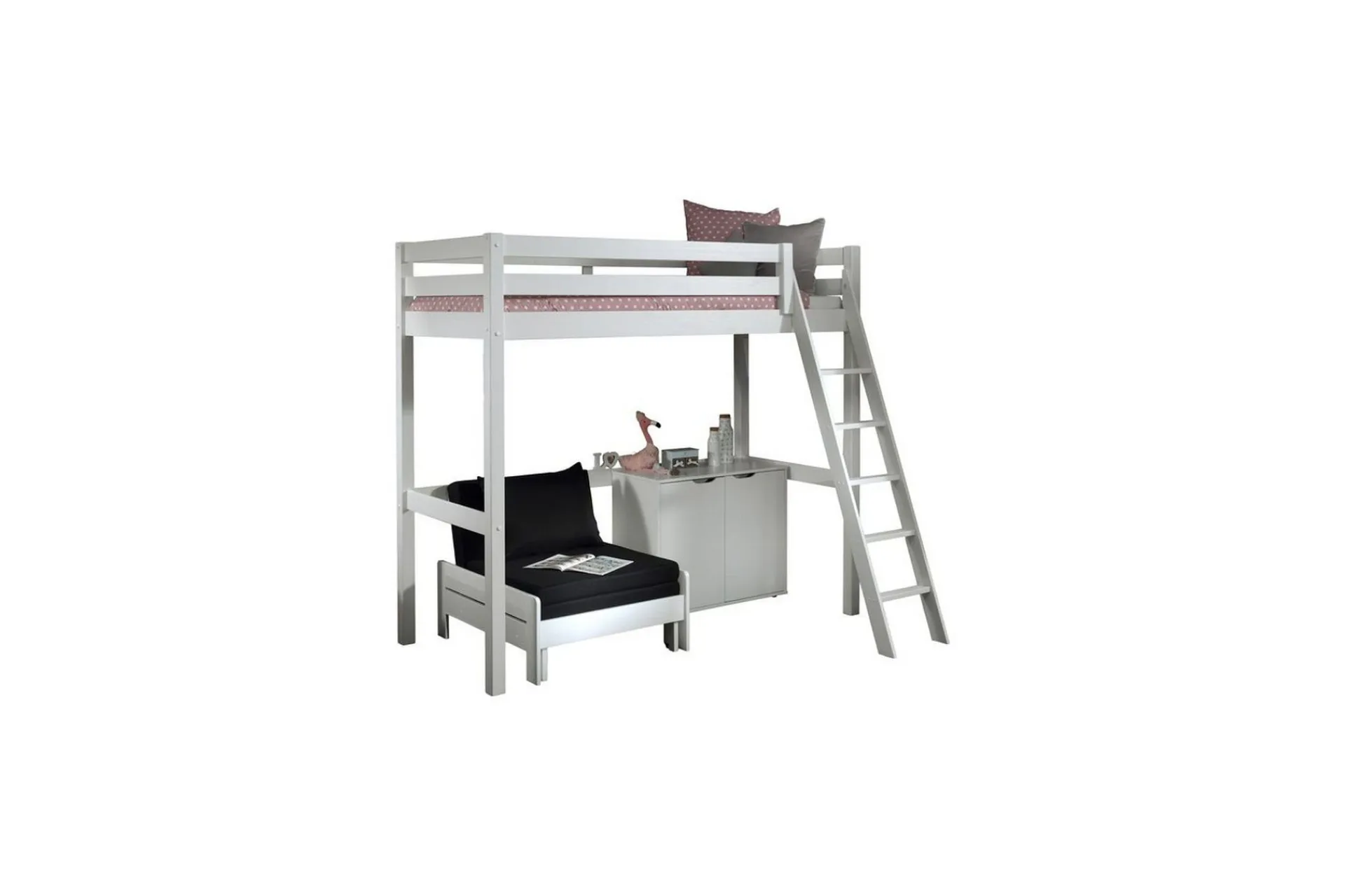 Sovesofa og Kommode Pino Mezzanine 2-dører 90 x 200 cm