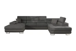 Sovesofa 4-seters U-formet 345x202 cm Høyre
