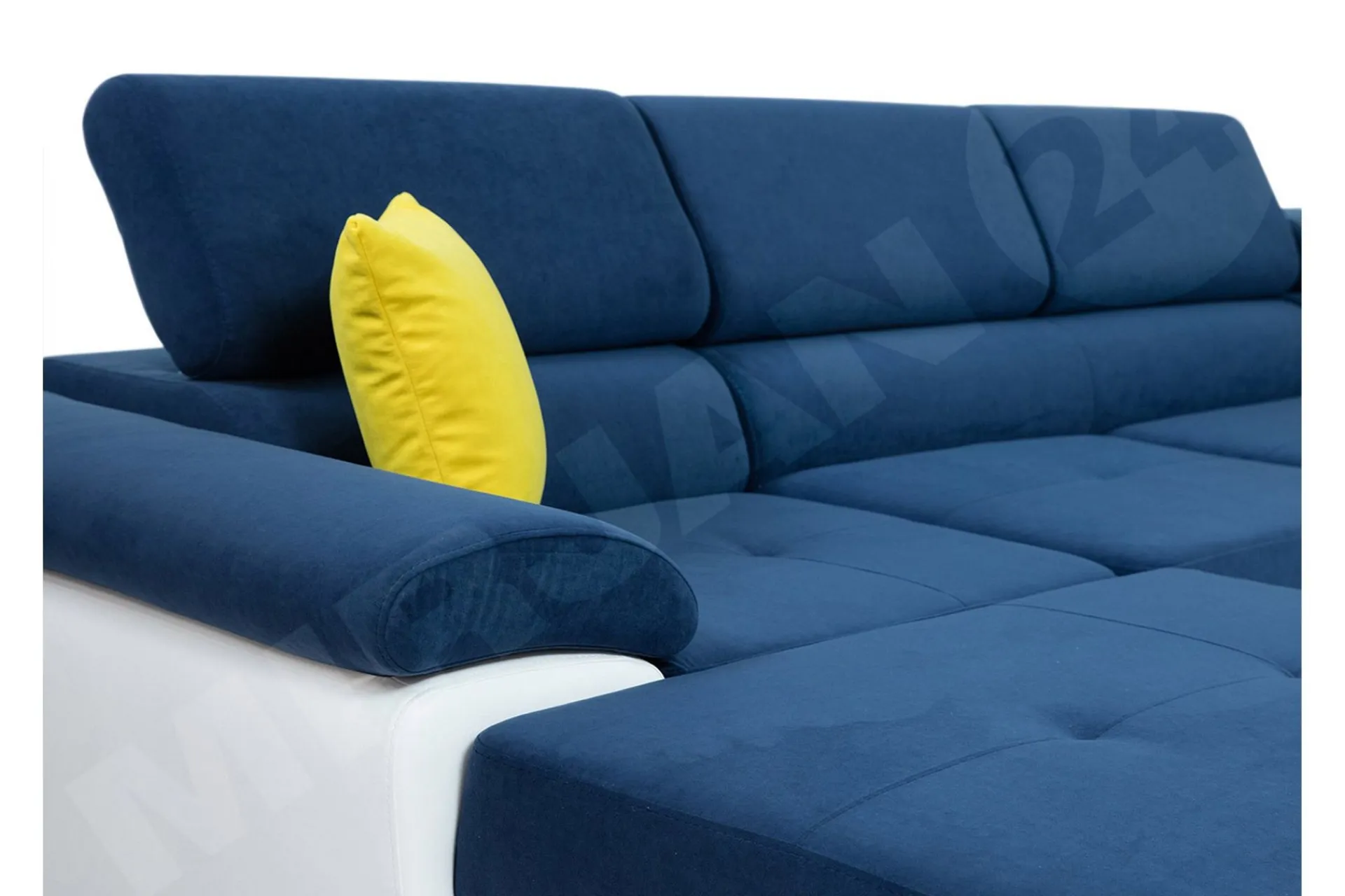 Sovesofa 4-seters U-formet 345x202 cm Venstre