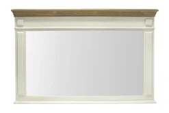 Speil SAMIRA 107x45x70cm antikk / brun