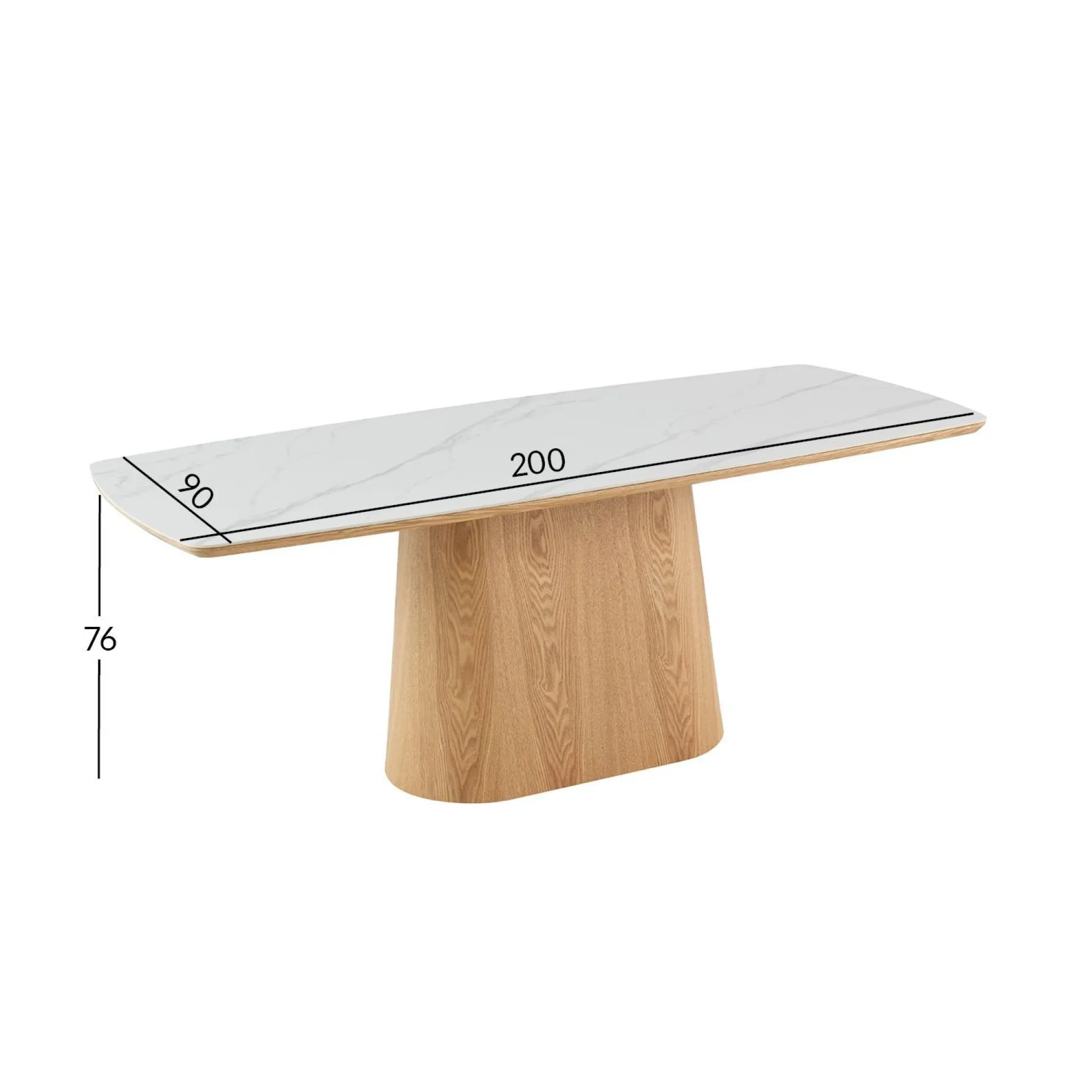 Spisebord & Kjøkkenbord-Spisebord HOME4YOU Chase 200x90x76 cm
