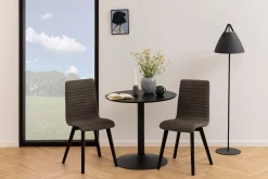 Spisebord & Kjøkkenbord-Spisebord HOME4YOU Ibiza svart 80x75 cm Matt svart