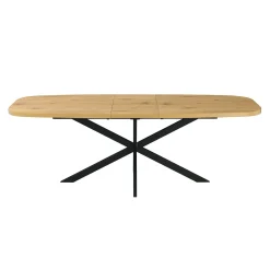 Spisebord & Kjøkkenbord-Spisebord HOME4YOU Ramona 180/220x90x75 cm Lyst tre