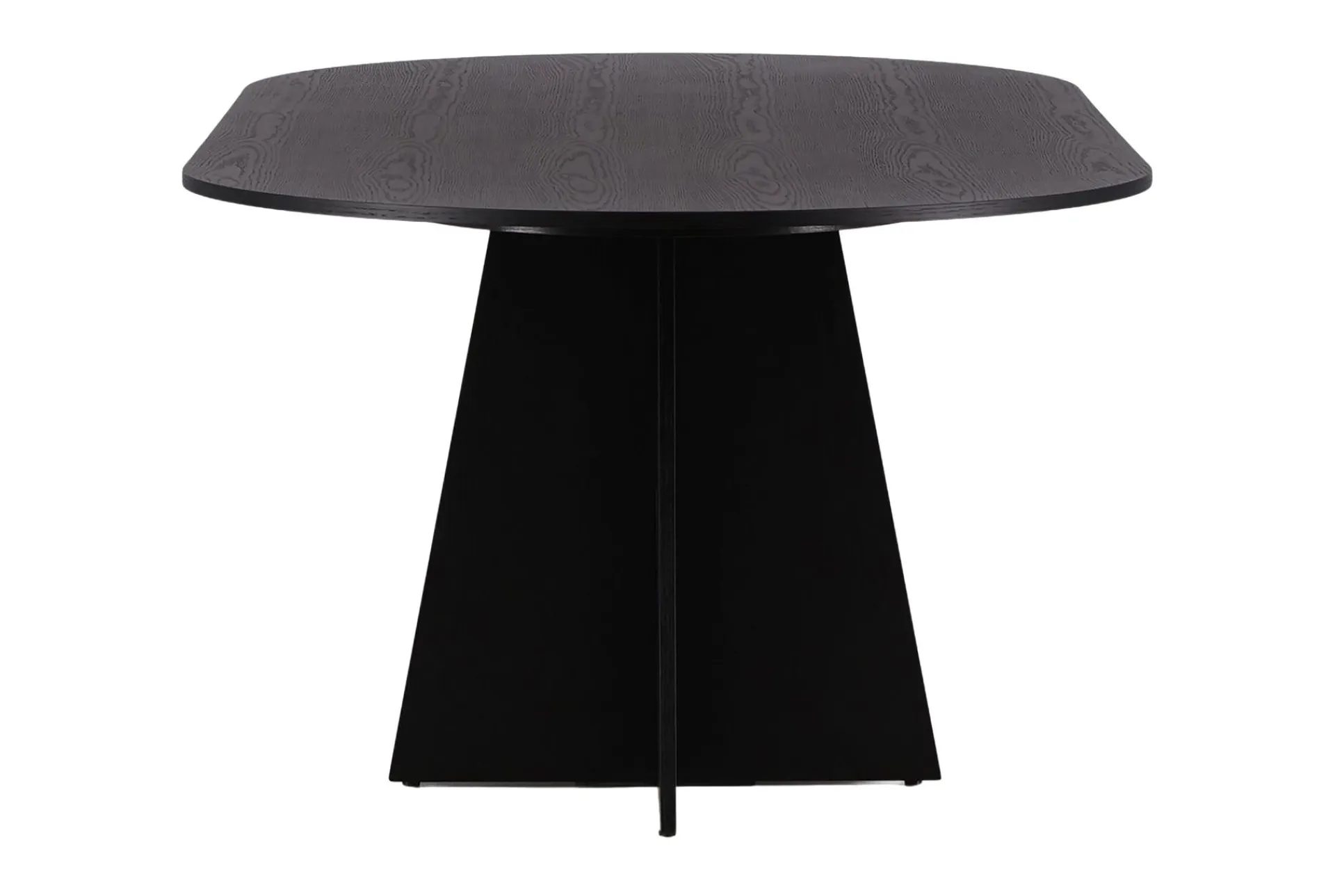 Venture Home Spisebord & Kjøkkenbord-Spisebord Bootcut spisebord 230x115x75 cm ovalt Black