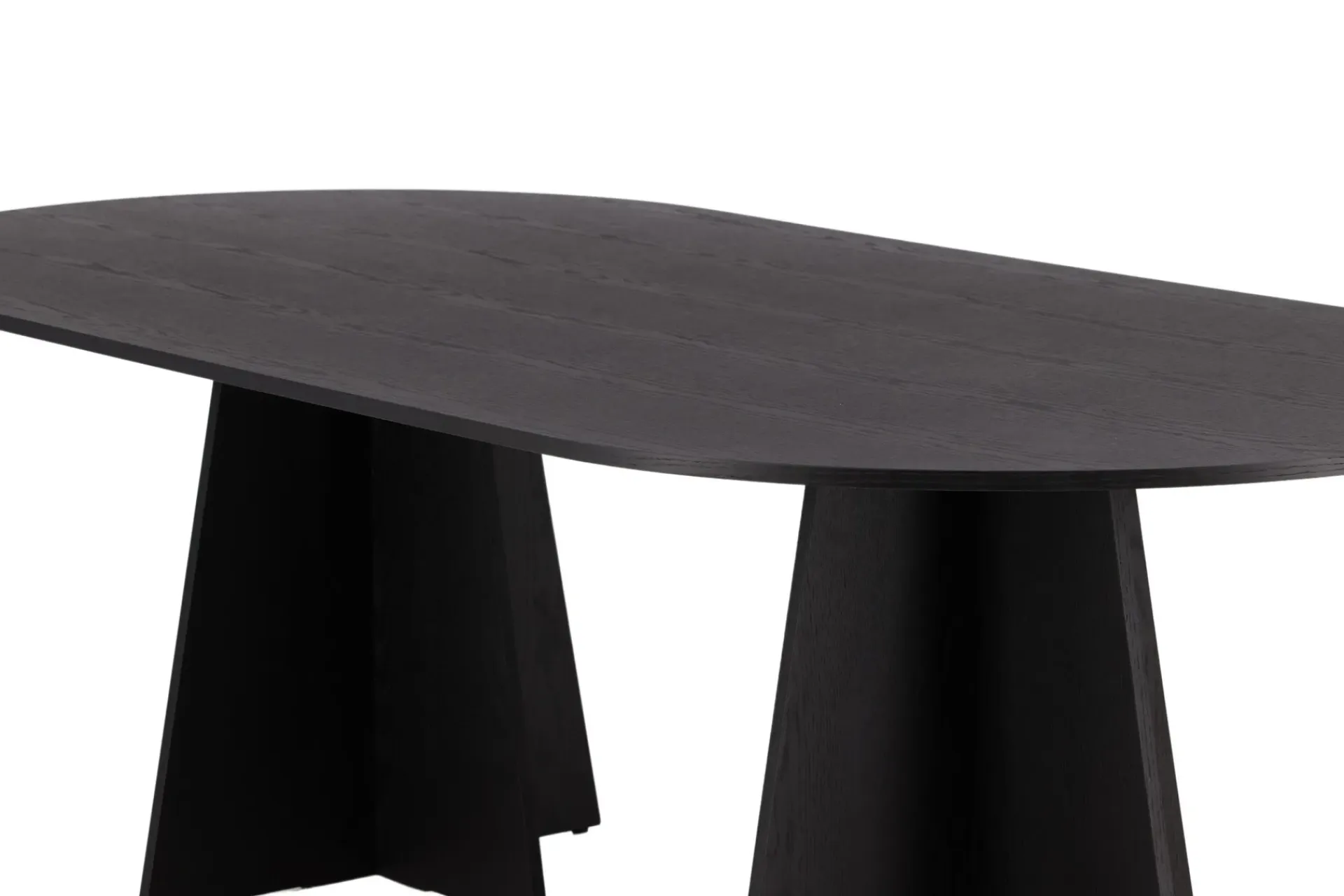 Venture Home Spisebord & Kjøkkenbord-Spisebord Bootcut spisebord 230x115x75 cm ovalt Black