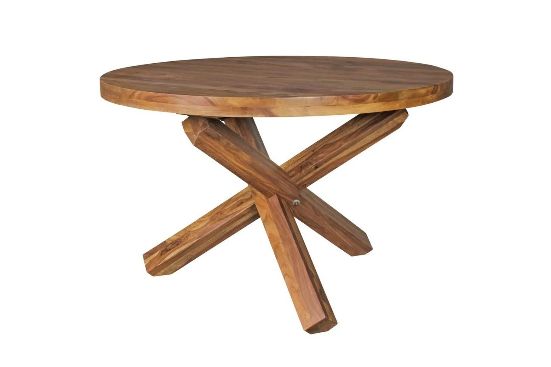 Wohnling Spisebord Rund 120 cm heltre landlig stil Rosentre