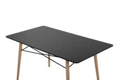 Spisebord & Kjøkkenbord-Spisebord 140 x 80 cm BIONDI Svart