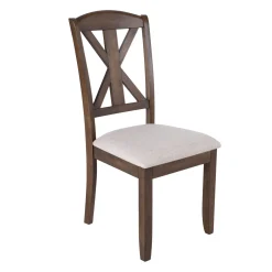 Spisegrupper-Spisegruppe HOME4YOU James bord og 6 stoler Brun