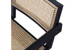 WOOOD Karmstoler-Spisestol Gunn Svart,Beige