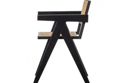 WOOOD Karmstoler-Spisestol Gunn Svart,Beige