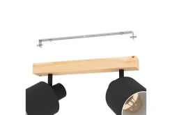 Eglo Spotlights & Downlights-Spotlight Batallas med 2 Lamper Svart,Hvit,Brun