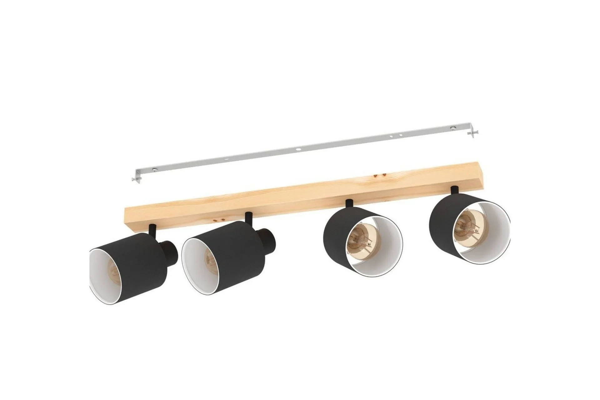 Eglo Spotlights & Downlights-Spotlight Batallas med 4 lamper Svart,Hvit,Brun