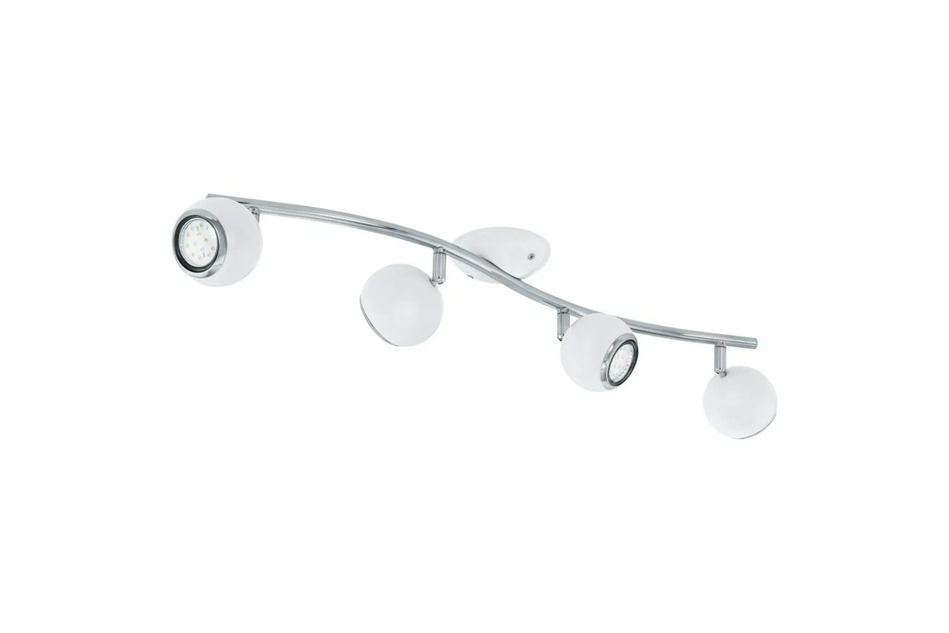 Eglo Led-Belysning|Spotlights & Downlights-Spotlight Bimeda med 4 Lamper Hvit, Krom Hvit,Krom