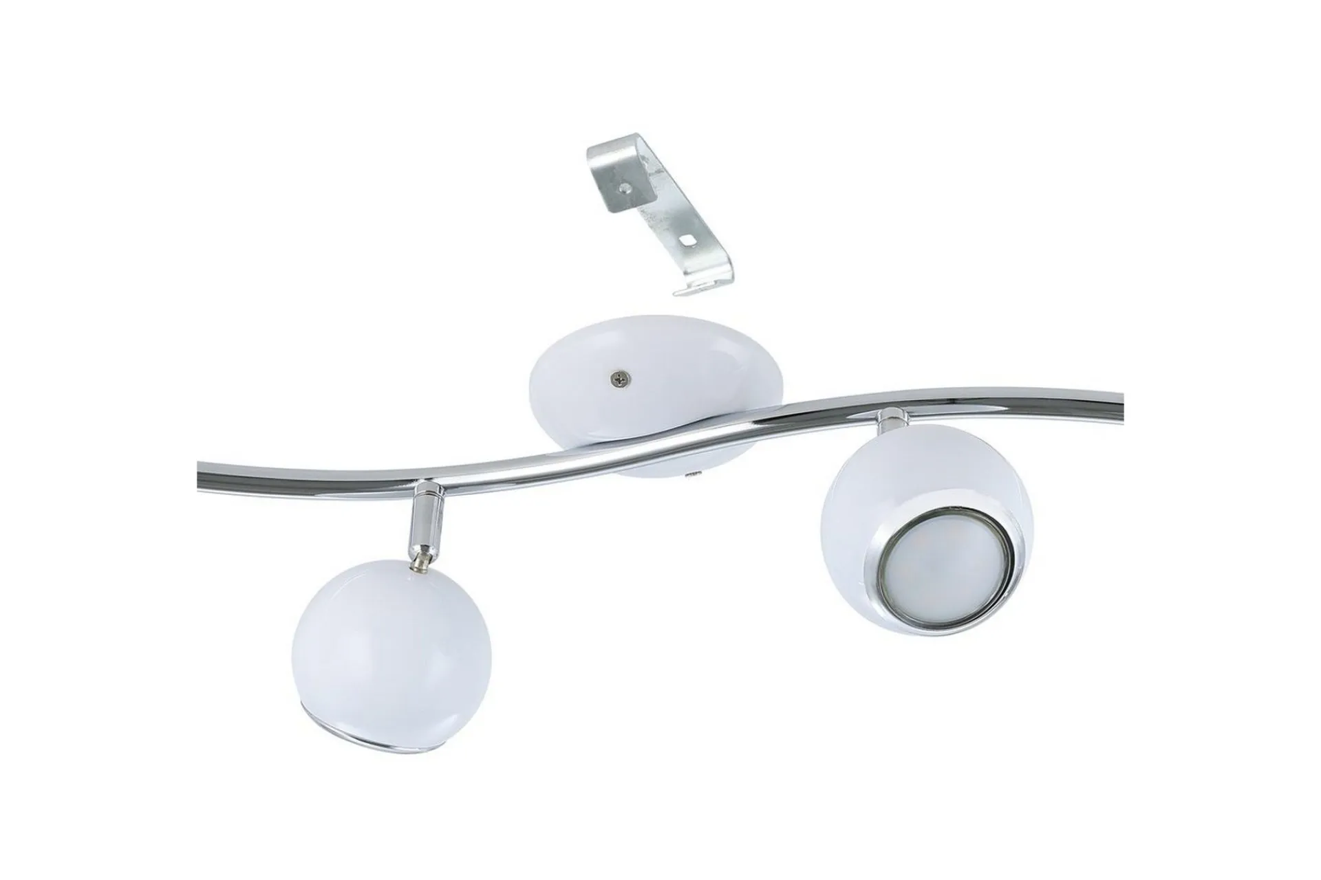 Eglo Led-Belysning|Spotlights & Downlights-Spotlight Bimeda med 4 Lamper Hvit, Krom Hvit,Krom