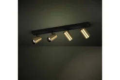 Eglo Spotlights & Downlights-Spotlight Cumaribo Svart/Messing 4 Lamper Svart,Messing