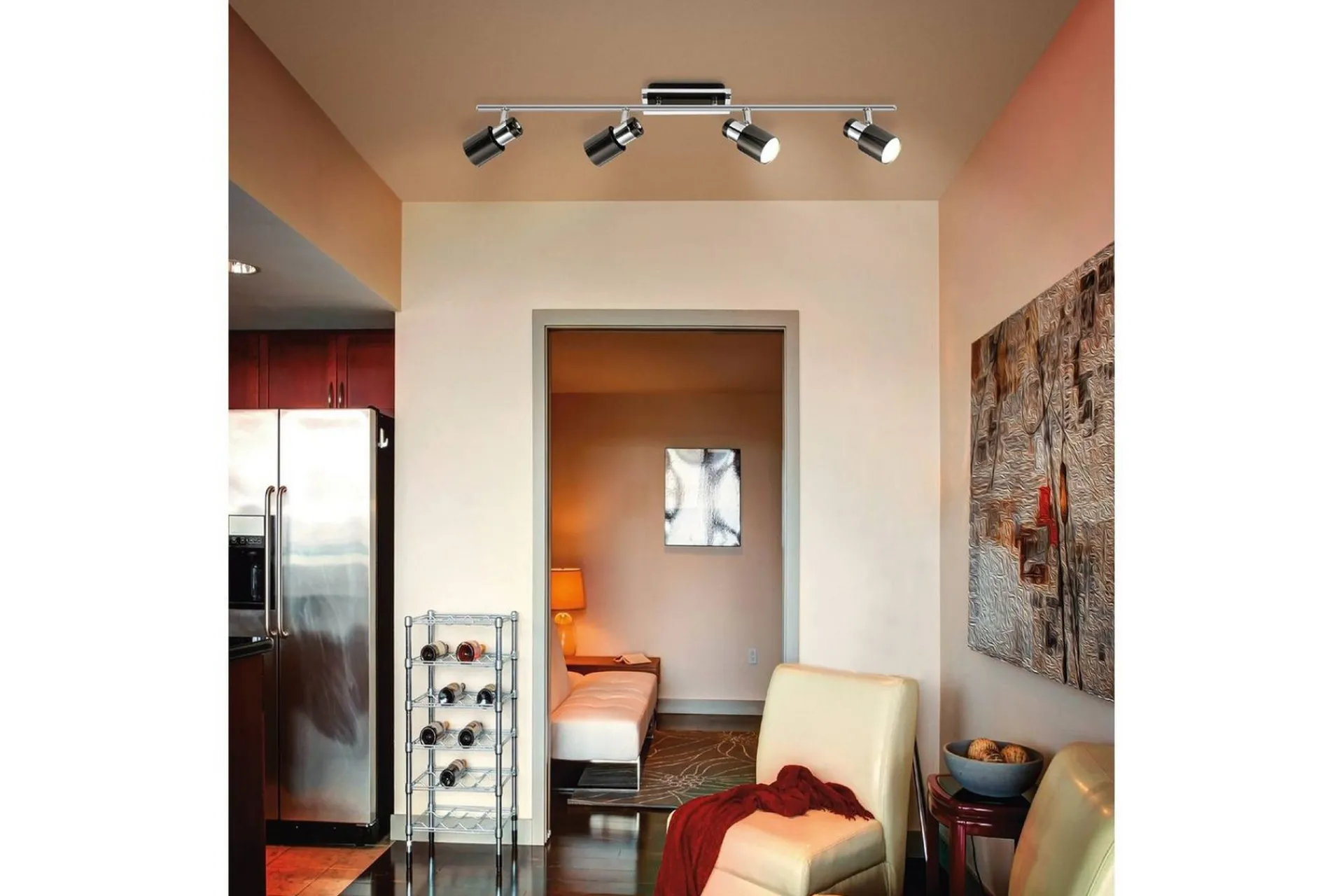 Eglo Spotlight Davida 1 med 4 lamper