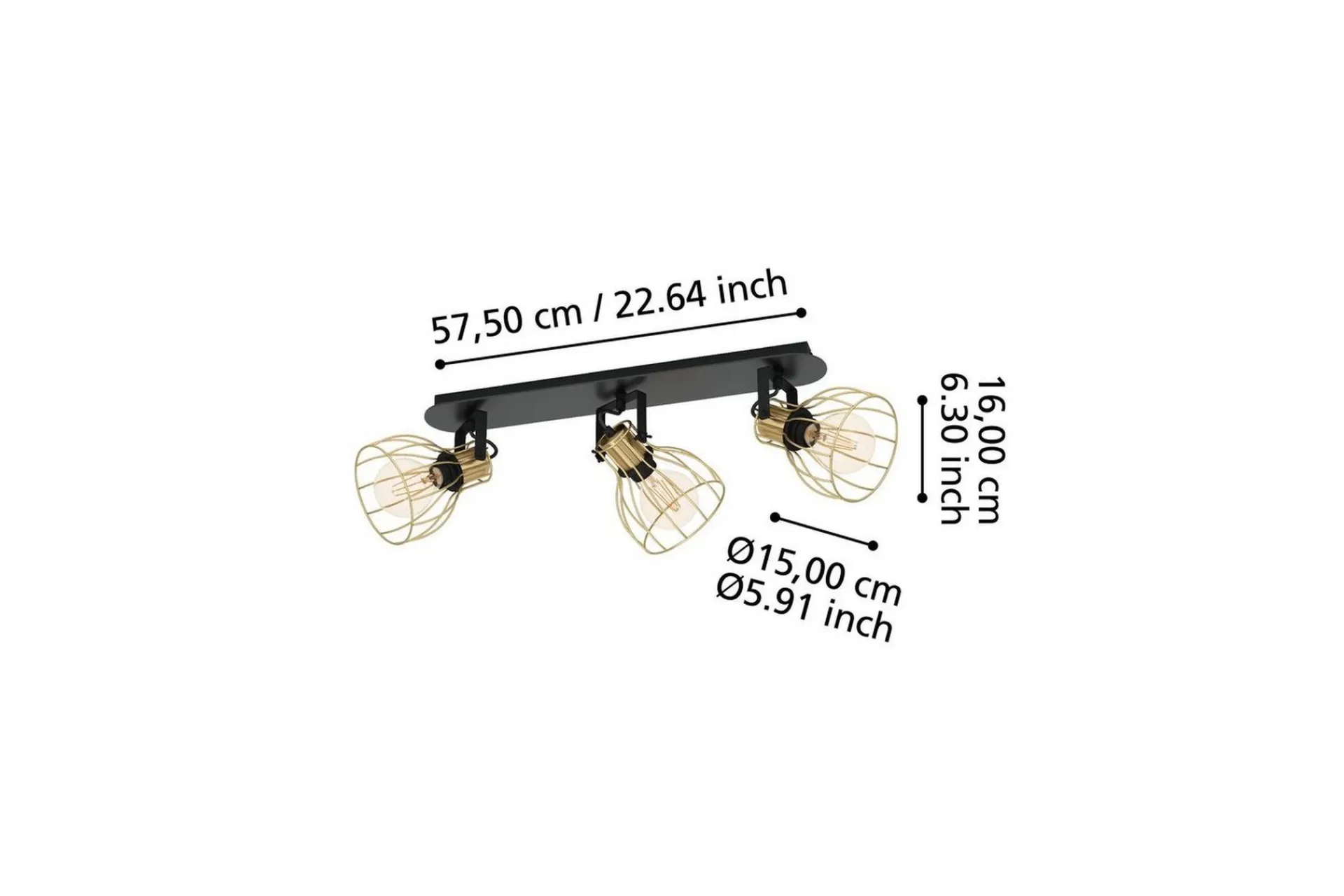 Eglo Spotlight Sambatello med 2 lamper