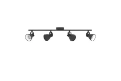 Eglo Led-Belysning|Spotlights & Downlights-Spotlight Seras med 4 Lamper Svart