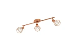 Eglo Led-Belysning|Spotlights & Downlights-Spotlight Zapata med 3 Lamper Kobber