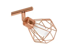 Eglo Led-Belysning|Spotlights & Downlights-Spotlight Zapata med 3 Lamper Kobber