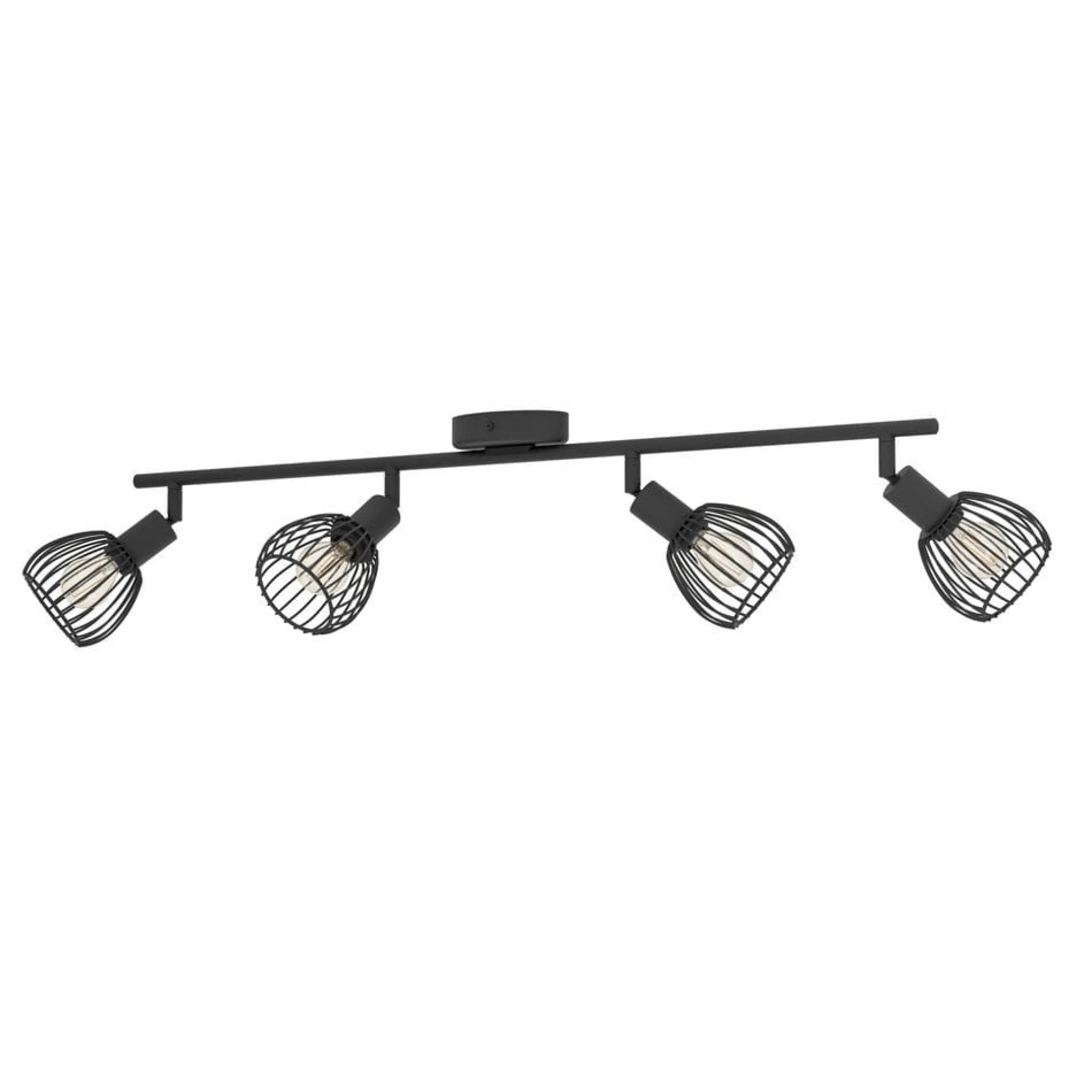 Spotlights & Downlights-Spotlight Sonnino med 4 lamper Svart
