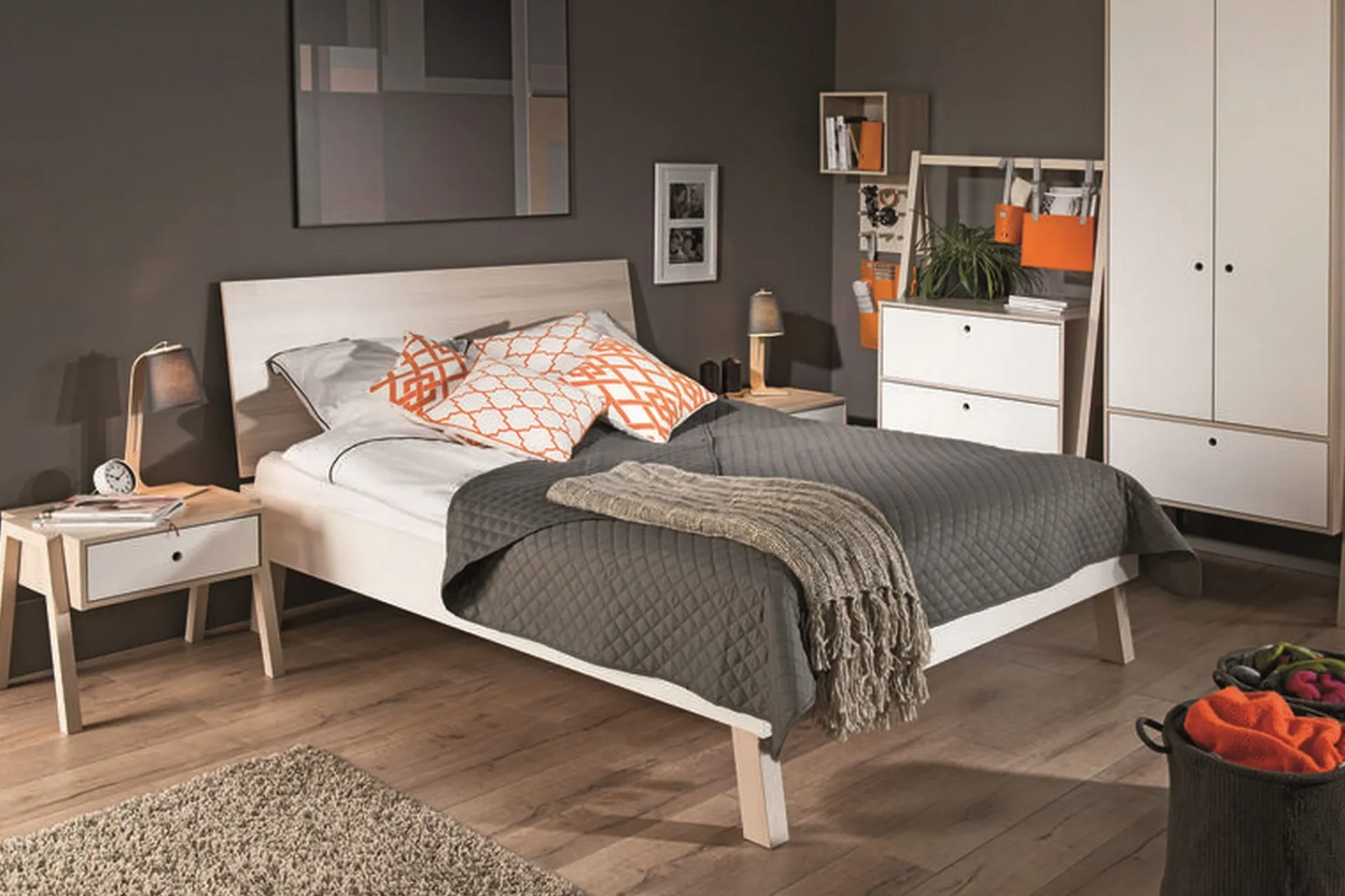 VOX SPOT Skap Tre / Natur / Hvit