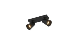 Trio Lighting Spotlights & Downlights-Spot TRIO Sharp 2-del, Matt svart/gull Mørkegrå,Gull
