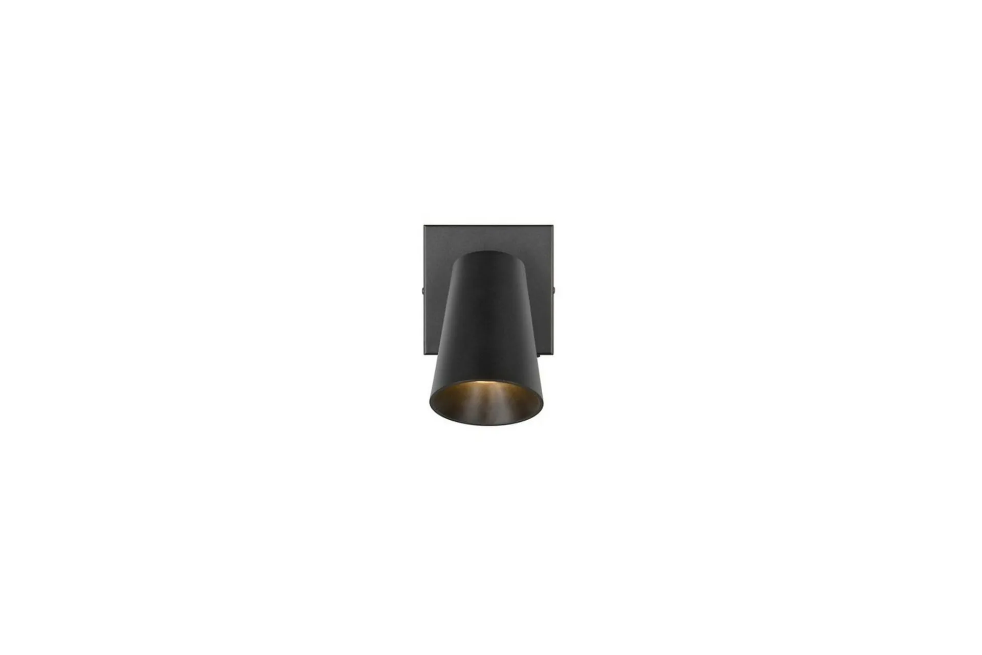 Trio Lighting Spot TRIO Sharp 1-del, Matt svart/gull