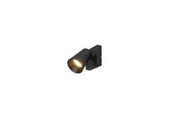 Trio Lighting Spot TRIO Sharp 1-del, Matt svart/gull