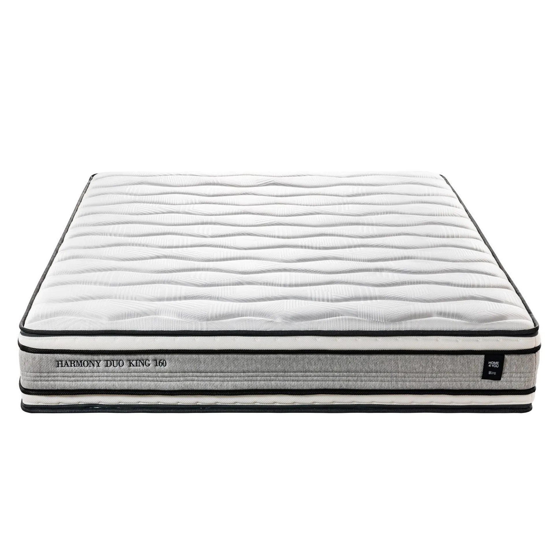 Springmadrass HOME4YOU Harmony Duo King vendbar 180x200x30 cm