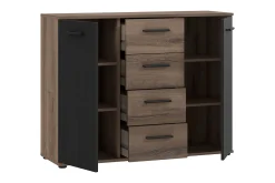 Sideboard & Skjenker-Sredets Sideboard 34x105 cm Brun/Svart