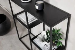 Venture Home Avlastningsbord-Staal Sidebord Svart