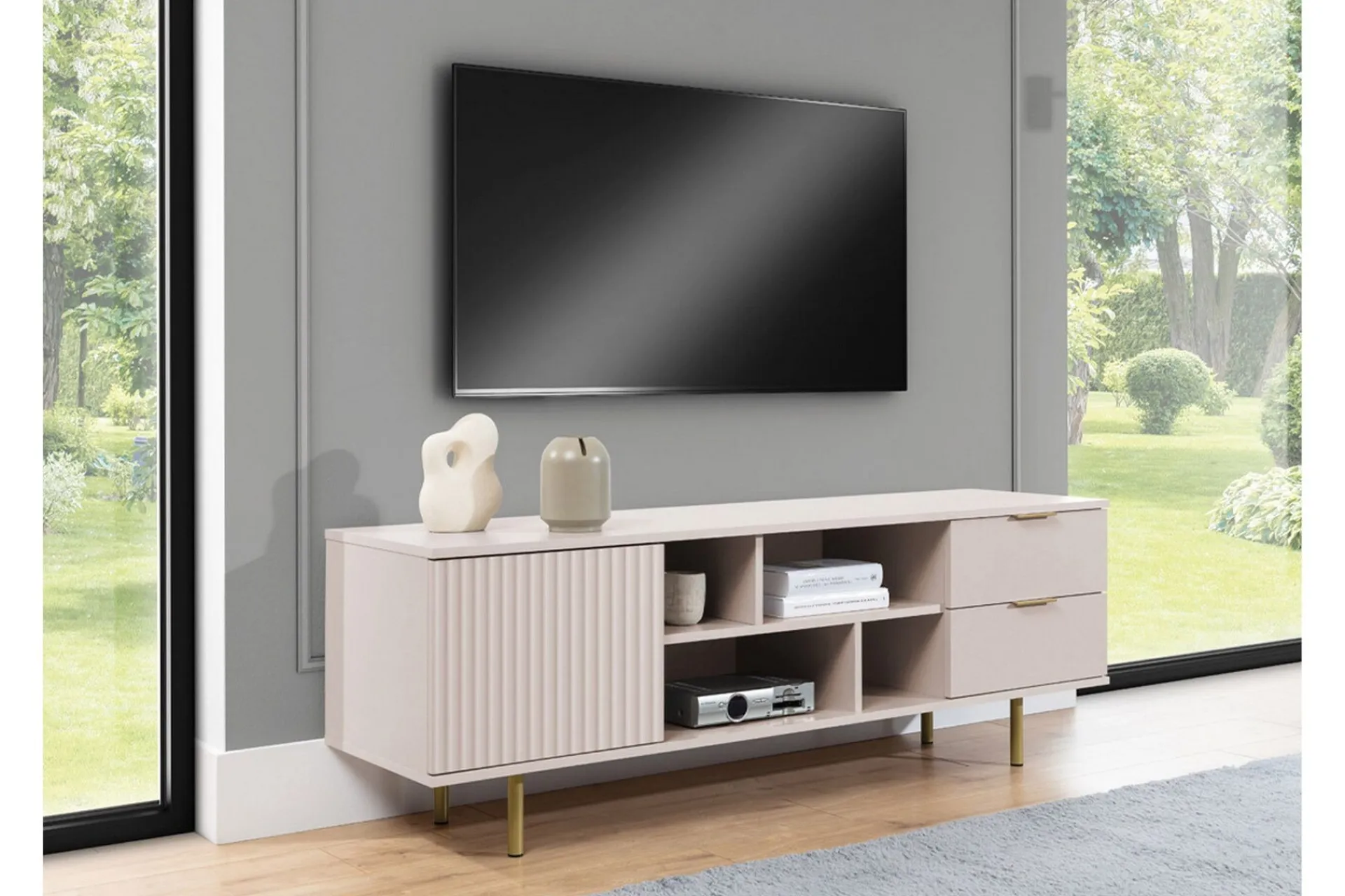Tv-Benk & Mediabenk-Staffin TV-benk 150 cm Cashmere