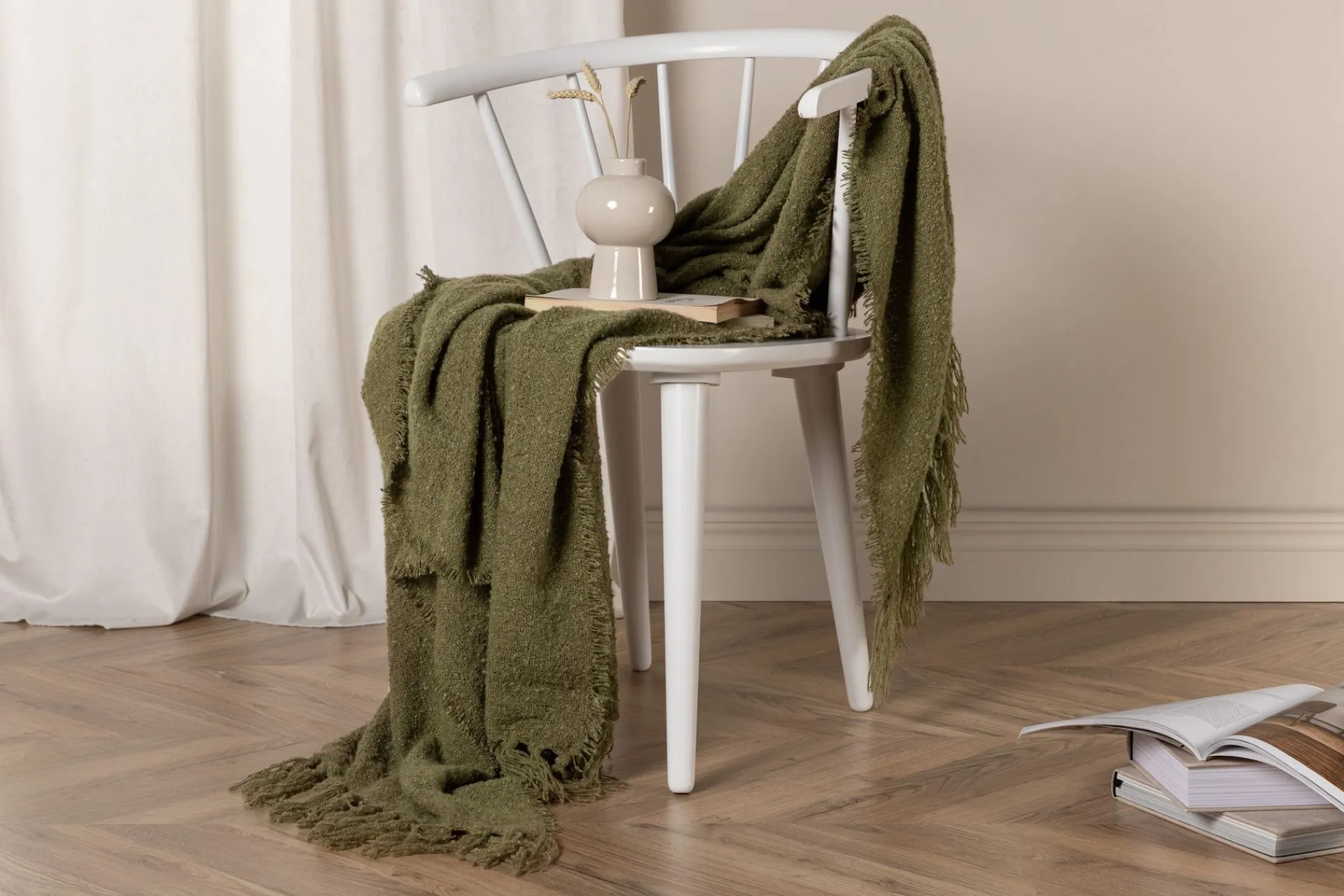 Venture Home Tepper & Pledd-Stanly Pledd 130x170 cm Grønn